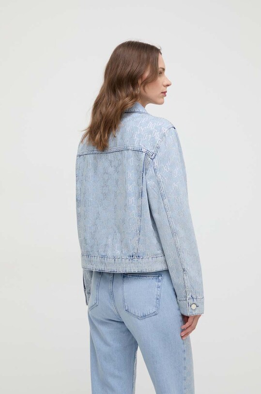 Одяг Джинсова куртка Karl Lagerfeld 241W1420 блакитний