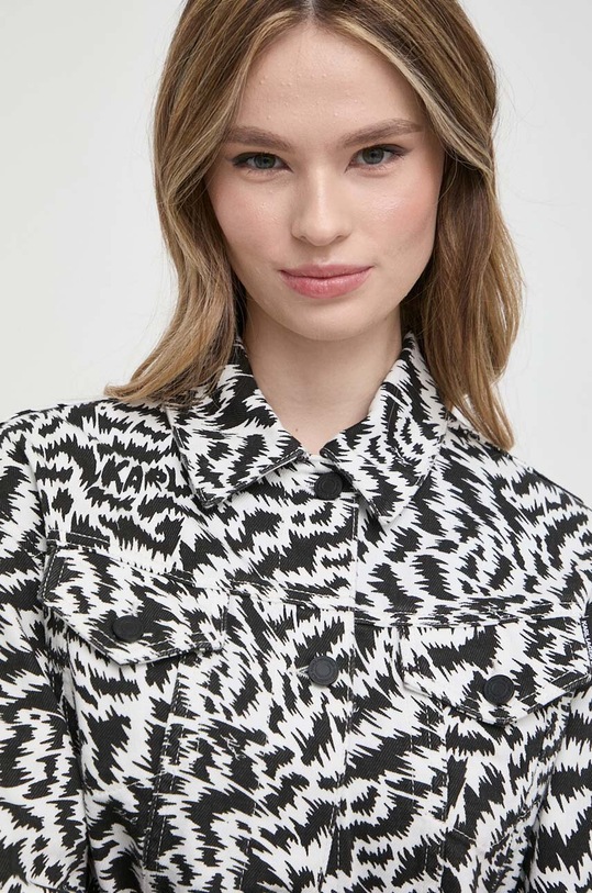 Džínová bunda Karl Lagerfeld bílá 241W1421