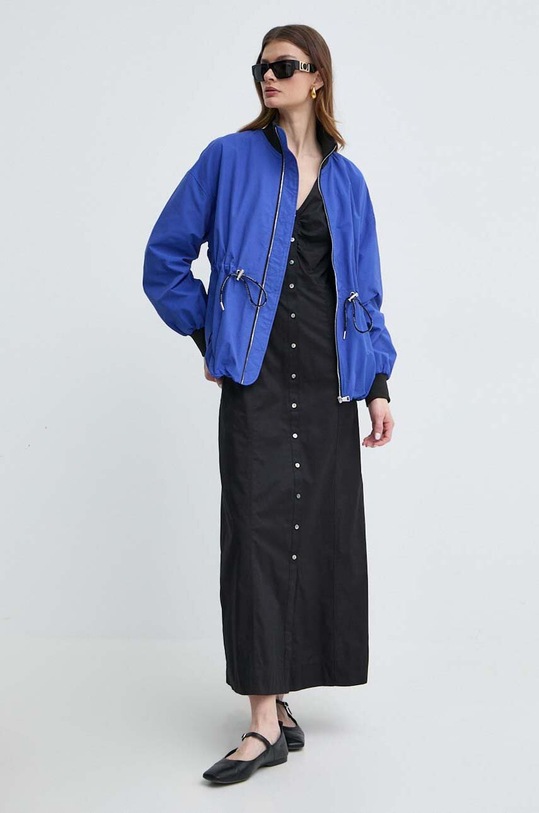 Karl Lagerfeld kurtka 241W1504 granatowy SS24