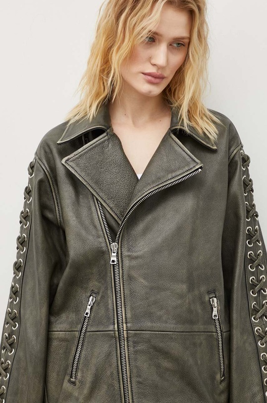 Won Hundred geacă de piele 2797.16015 negru