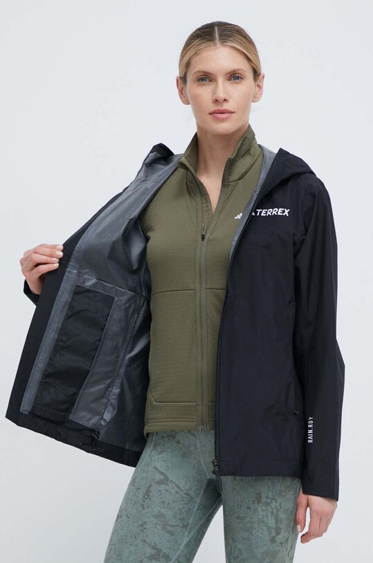 Nepromokavá bunda adidas TERREX Multi 2.5 RDY IP1513 černá