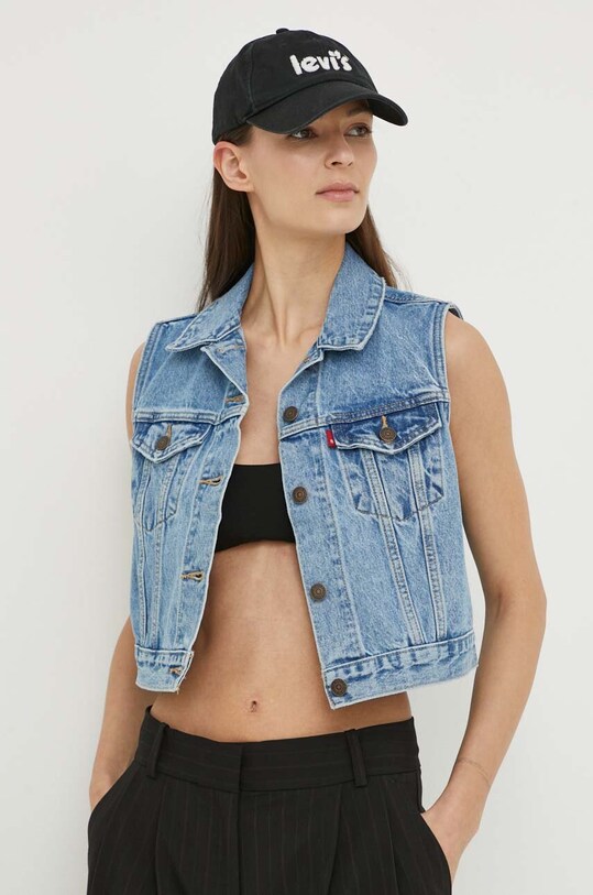 Traper prsluk Levi's za prijelazno razdoblje plava A7437