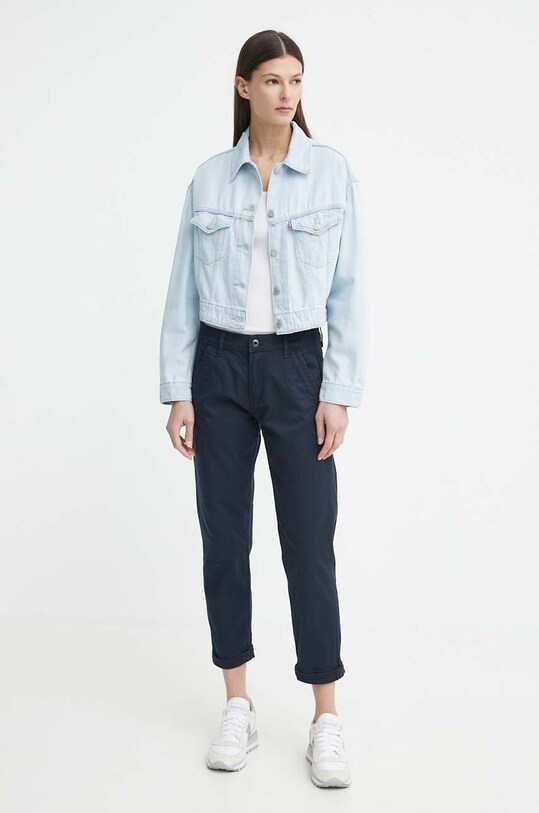Levi's geacă din denim A7439 albastru SS24
