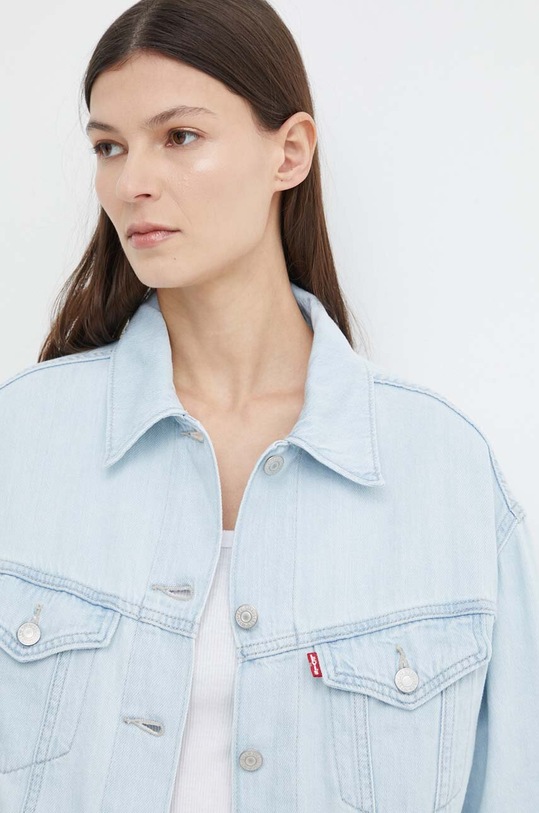 Levi's geacă din denim albastru A7439