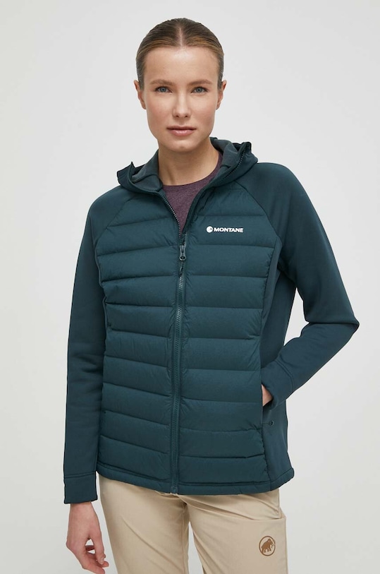 Sportska pernata jakna Montane Composite zelena FCOHO17