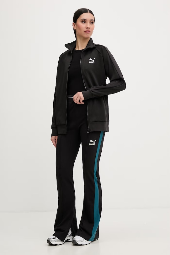Puma T7 Track zip-up sweatshirt Women's 624328 black SS24