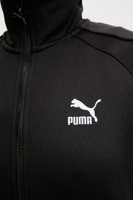 Puma кофта на замке женская T7 Track 624328 чёрный