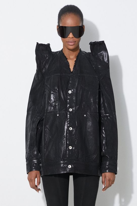 Rick Owens denim jacket Denim Jacket Tec Worker without black DS01D1704.BF.09