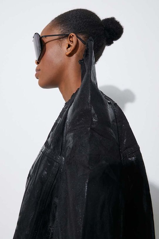 Rick Owens denim jacket Denim Jacket Tec Worker DS01D1704.BF.09 black