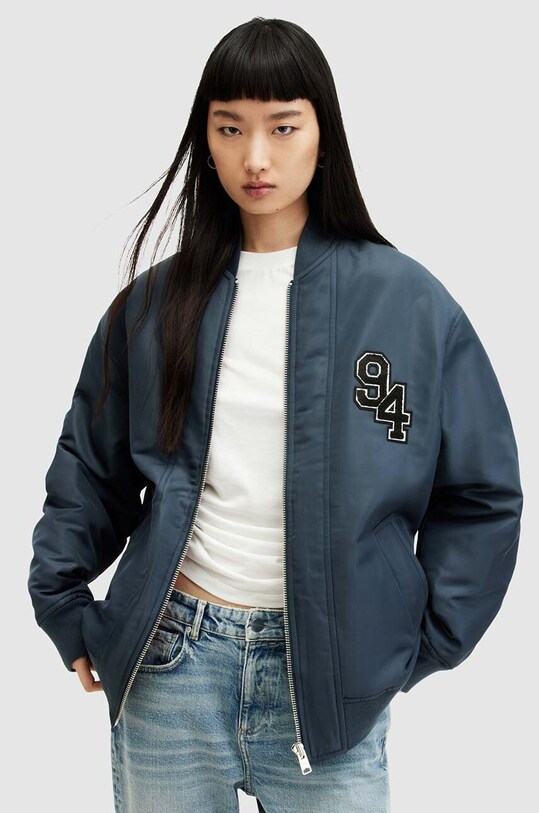 AllSaints giacca SCOUT senza blu navy WO519Z