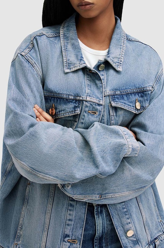 AllSaints geacă din denim WILLOW WO999Z albastru SS24