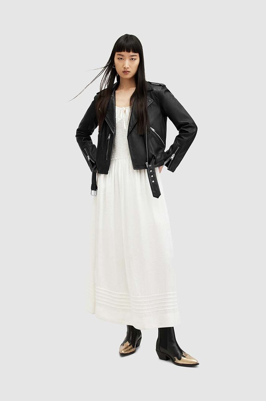 Kožená bunda AllSaints BALFERN WL190Z