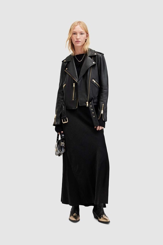 Kožená bunda AllSaints BALFERN WL195Z