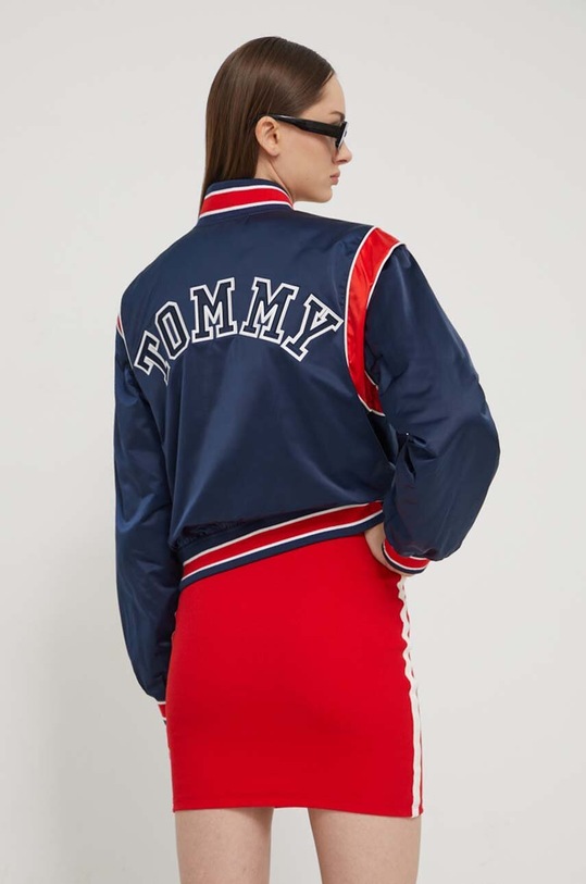 Odzież Tommy Jeans kurtka bomber Archive Games DW0DW18535 granatowy