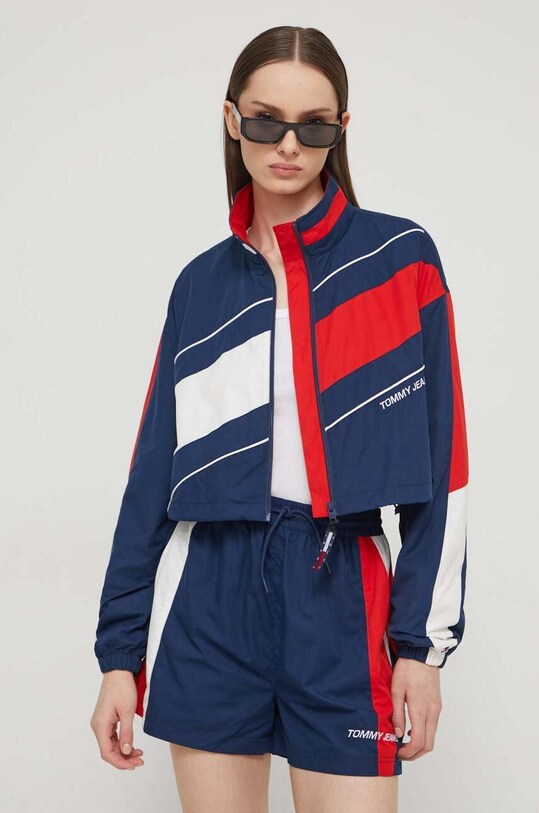 Tommy Jeans geacă Archive Games DW0DW18648 bleumarin SS24