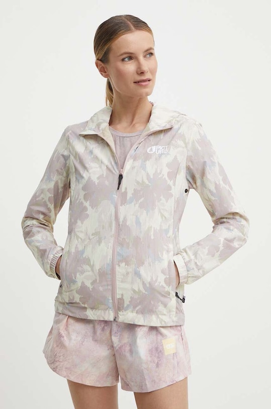 Ветровка Picture Scale Printed с капюшоном розовый WVT346