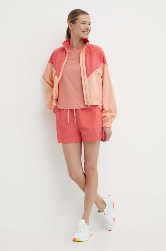 Športová bunda Casall Color Block 24101 oranžová SS24