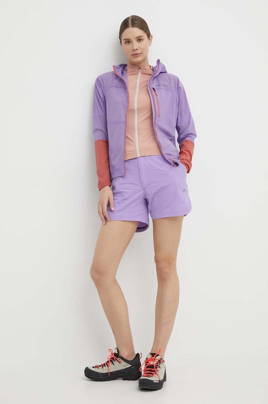 Peak Performance wiatrówka Vislight G79866 fioletowy SS24