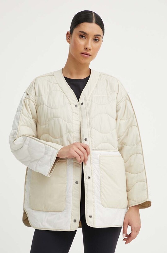 Peak Performance geaca cu doua fete Quilted G79736 bej SS24