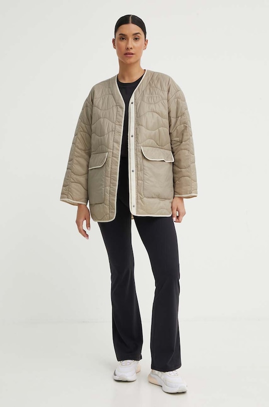 Oblečení Oboustranná bunda Peak Performance Quilted G79736 béžová