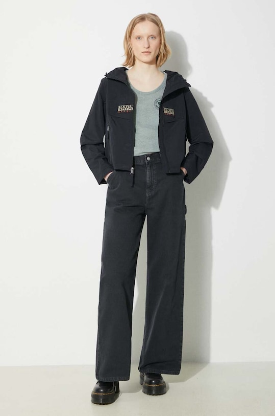 Napapijri kurtka Rainforest Op S W NP0A4HTR0411 granatowy SS24