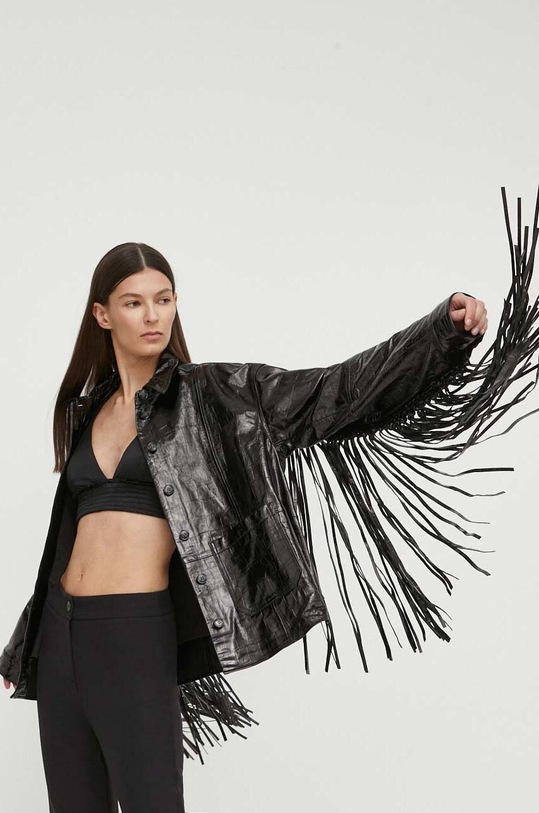 Herskind geaca de piele ALLAN negru 5155125