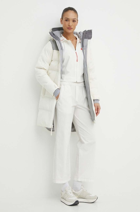 adidas kurtka IS0889 beżowy SS24