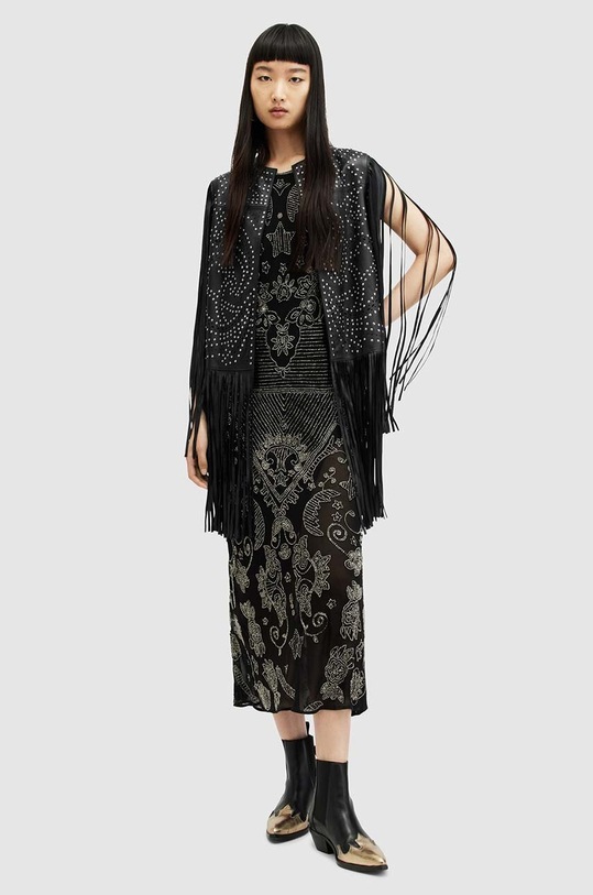 Кожен елек AllSaints ELIAS GILET W040LA