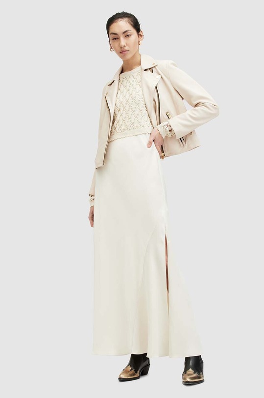 Kožená bunda AllSaints DALBY BIKER WL186Z