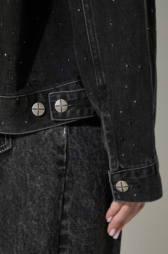 KSUBI denim jacket Oversized Jacket Krystal Noir WSP24JK013