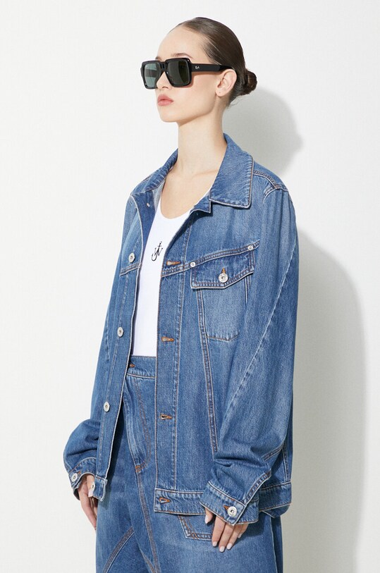 JW Anderson giacca di jeans Twisted Jacket blu DJ0030.PG1164.804