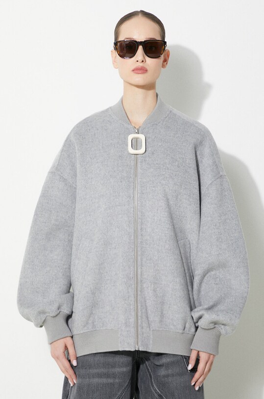 JW Anderson wool bomber jacket Puller Oversized Bomber Jacket