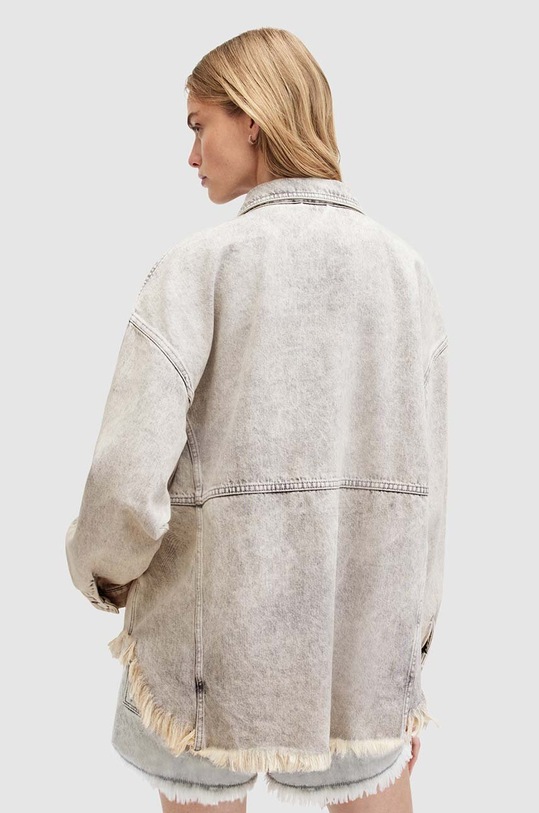 AllSaints geacă din denim HETTIE DENIM SHACKET gri W033PA