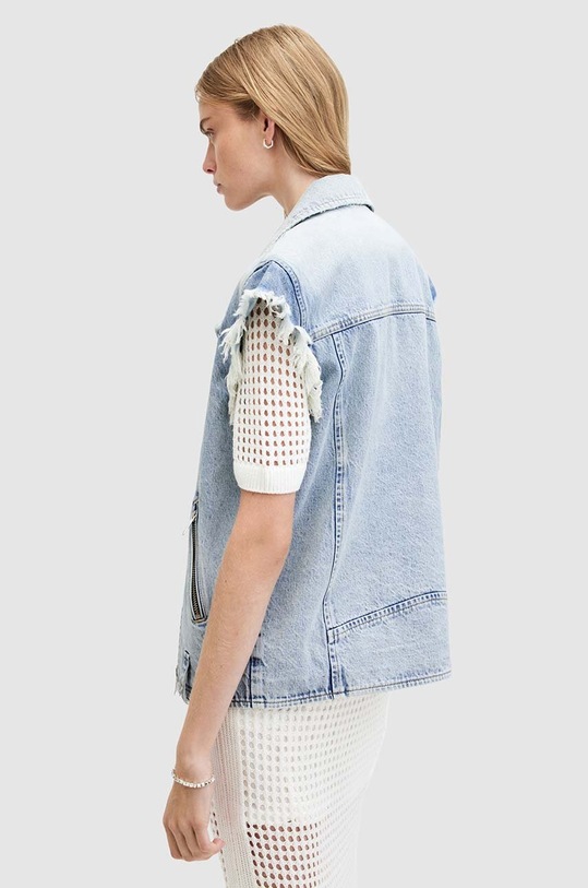 Oblečenie Rifľová vesta AllSaints RIPLEY WAISTCOAT W055OA modrá