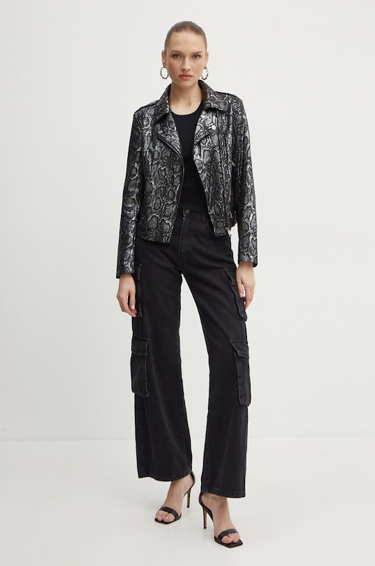 Bunda Guess W4RL32.WFZU0 čierna SS24