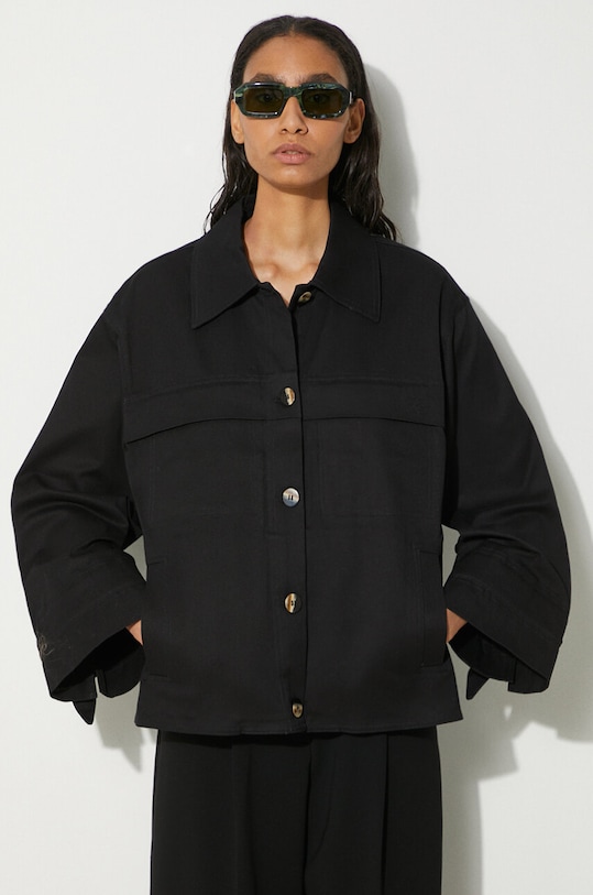 Яке GANNI Herringbone Canvas Jacket
