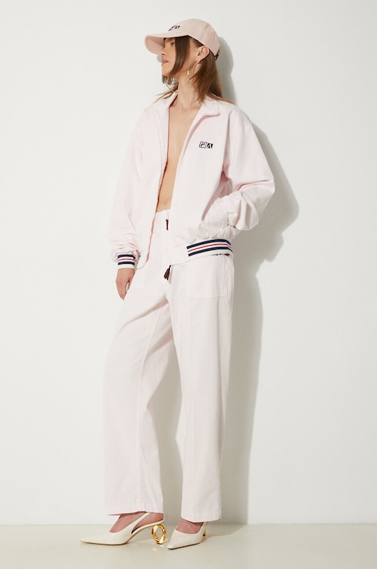 Fila kurtka jeansowa Fila x Aries 42PS24JA010122690227 różowy SS24