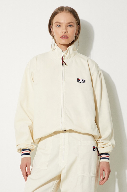 Бавовняна куртка Fila Fila x Aries Track Jacket бежевий 42PS24JA010122690269