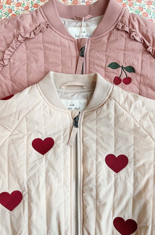 Dětská bomber bunda Konges Sløjd JUNO FRILL BOMBER JACKET KS100322