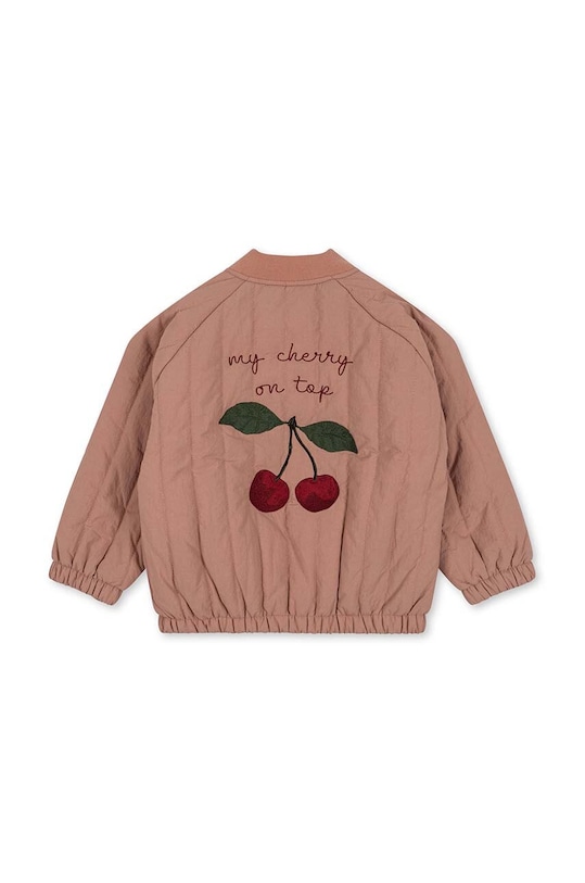 DÍVKA Dětská bomber bunda Konges Sløjd JUNO FRILL BOMBER JACKET KS100322 růžová