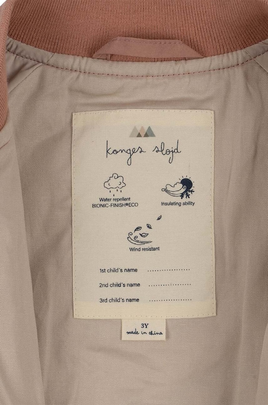 Dětská bomber bunda Konges Sløjd JUNO FRILL BOMBER JACKET KS100322