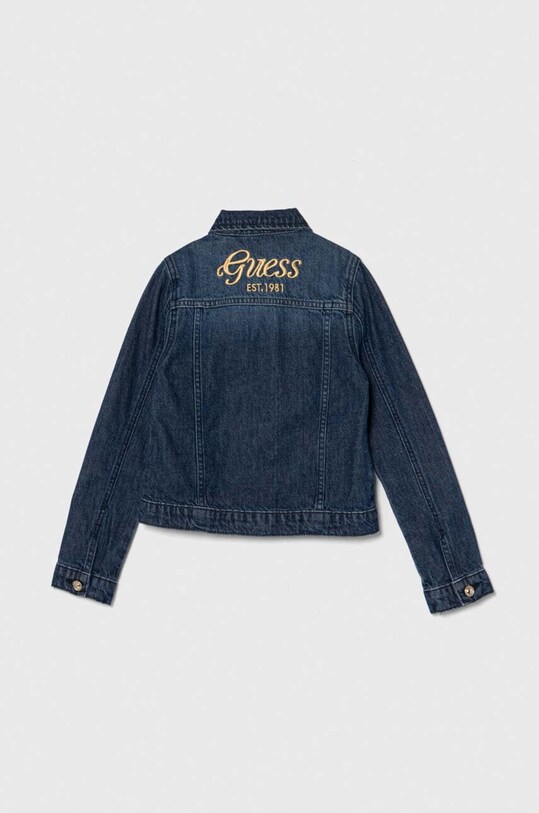 Дитяча джинсова куртка Guess J4RL09.D45E0.PPYH блакитний SS24