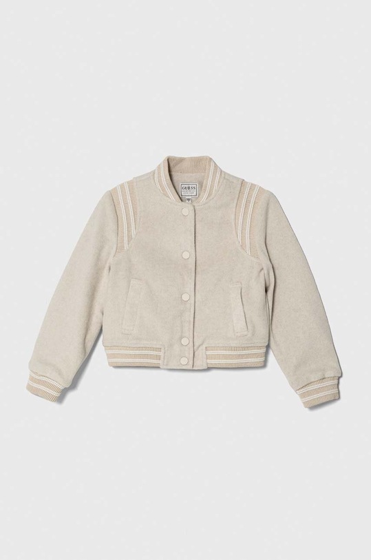 Detská bunda bomber Guess J4RL13.WFWS2.PPYH béžová SS24