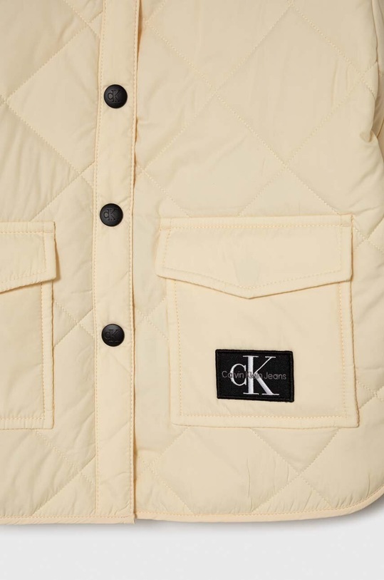 DÍVKA Dětská bunda Calvin Klein Jeans IG0IG01814.128.176.PPYH béžová