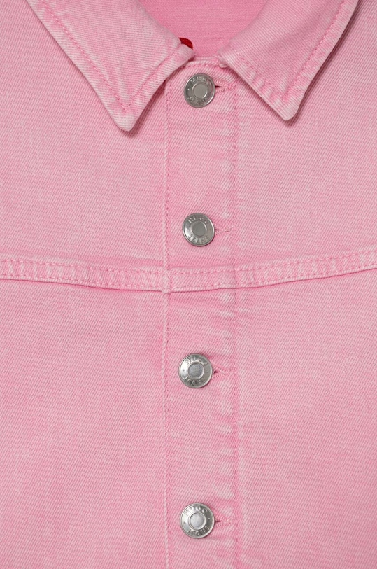 Dziewczynka HUGO kurtka jeansowa dziecięca G00090.156.162 różowy