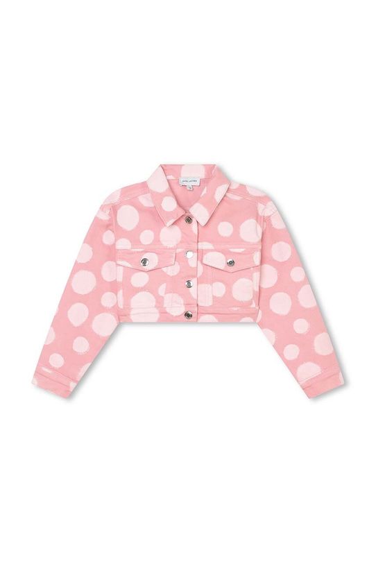 Marc Jacobs kurtka jeansowa dziecięca W60200.114.150 różowy SS24