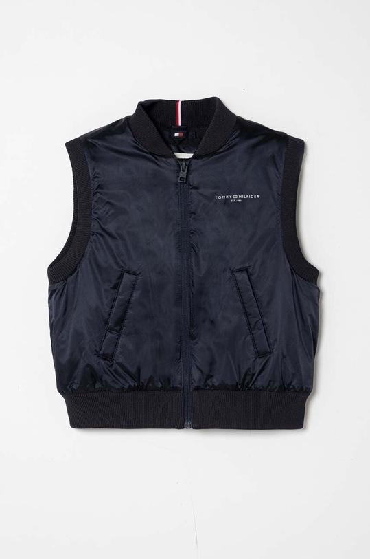 Tommy Hilfiger bezrękawnik dziecięcy bez kaptura granatowy KG0KG07830.116.122.PPYH