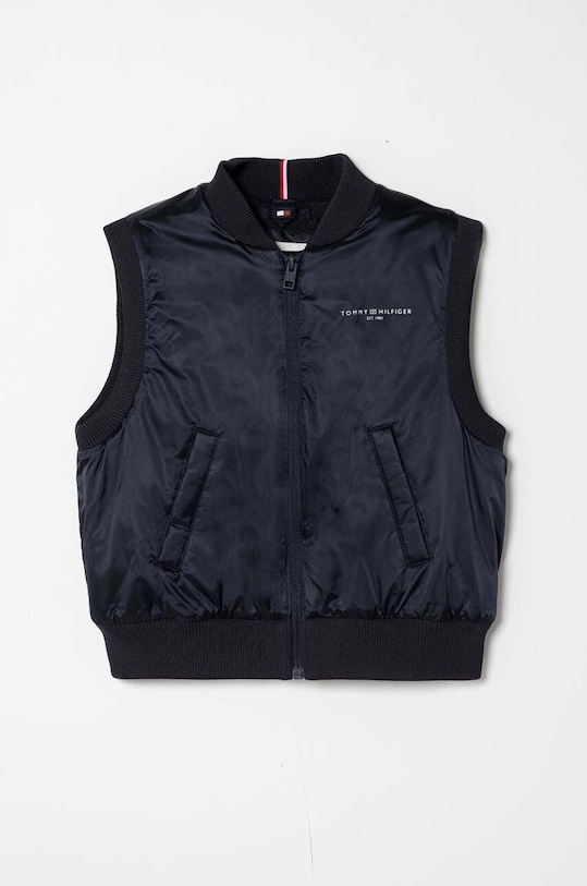 Tommy Hilfiger gilet da bambino foderato blu navy KG0KG07830.116.122.PPYH