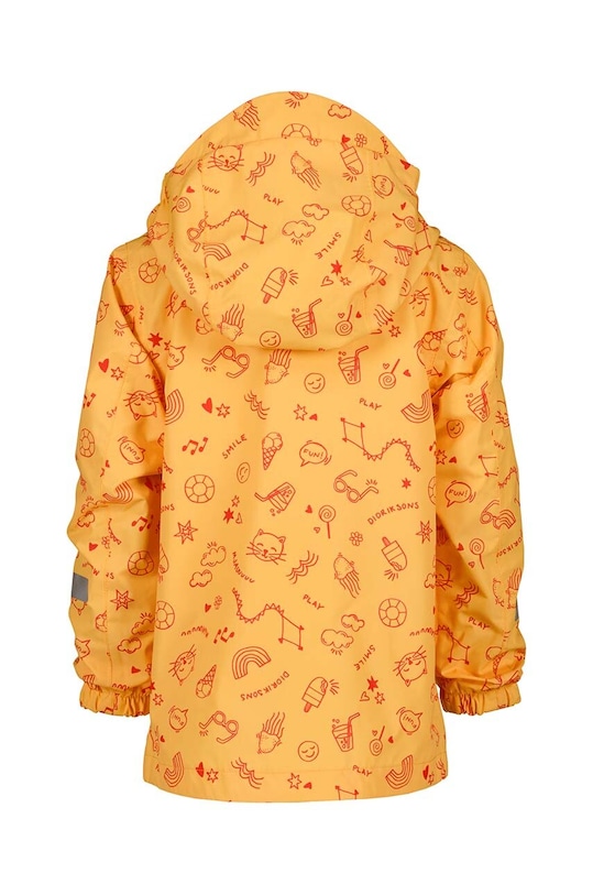 Dievča Detská nepremokavá bunda Didriksons NORMA KIDS PR JKT 3 505265 oranžová