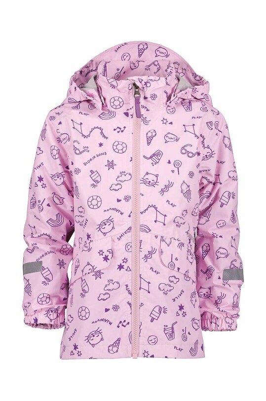 Дитячий дощовик Didriksons NORMA KIDS PR JKT 3 505265 фіолетовий SS24